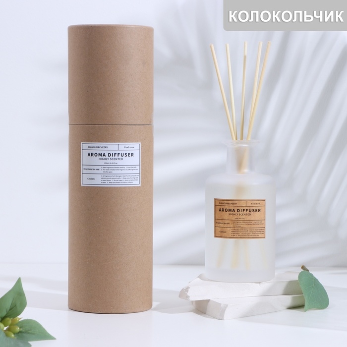 Диффузор ароматический в тубусе Диффузор ароматический в тубусе "AmeHome", 250 мл, ветряные колокольчики