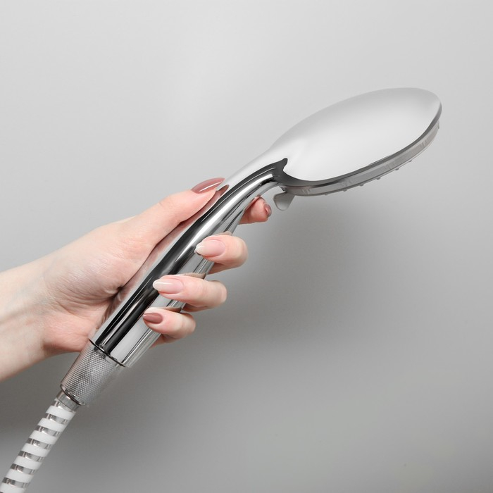 Душевая лейка Accoona A326, 3 режима, корпус пластик, цвет хром Душевая лейка Accoona A326, 3 режима, корпус пластик, цвет хром