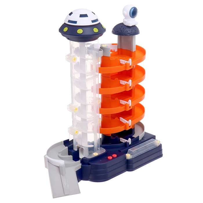 Автотрек «Космо-Парк», с лифтом, 5 машинок, работает от батареек Автотрек «Космо-Парк», с лифтом, 5 машинок, работает от батареек