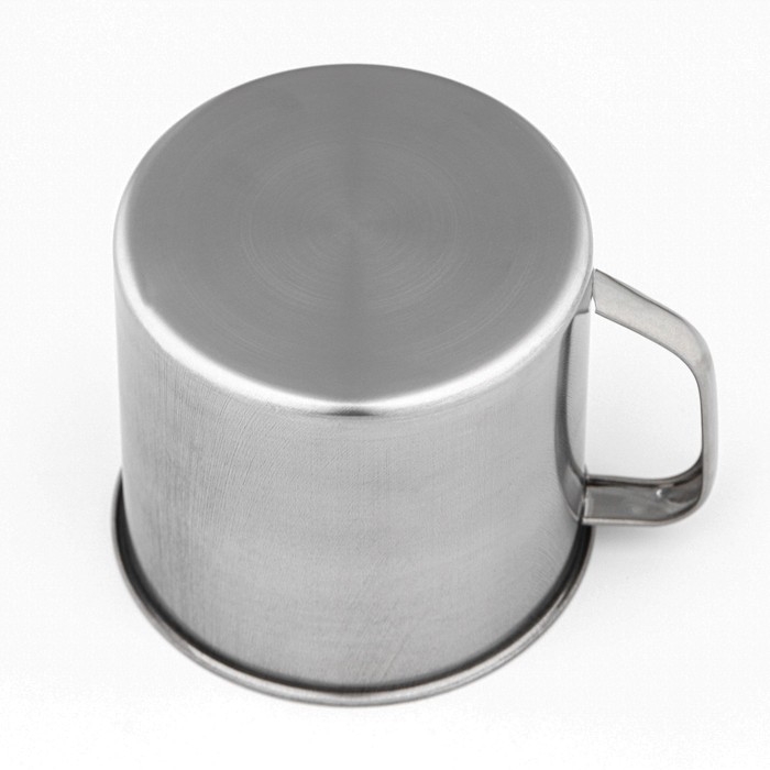 Кружка из нержавеющей стали «Мэйли», 900 мл, d=12 см, цвет хромированный Кружка из нержавеющей стали «Мэйли», 900 мл, d=12 см, цвет хромированный