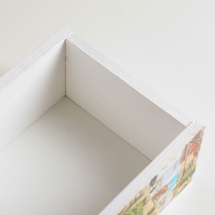 Кашпо флористическое деревянное  Кашпо флористическое деревянное " ПРОВАНС №10" 24,5х14,5х8 см