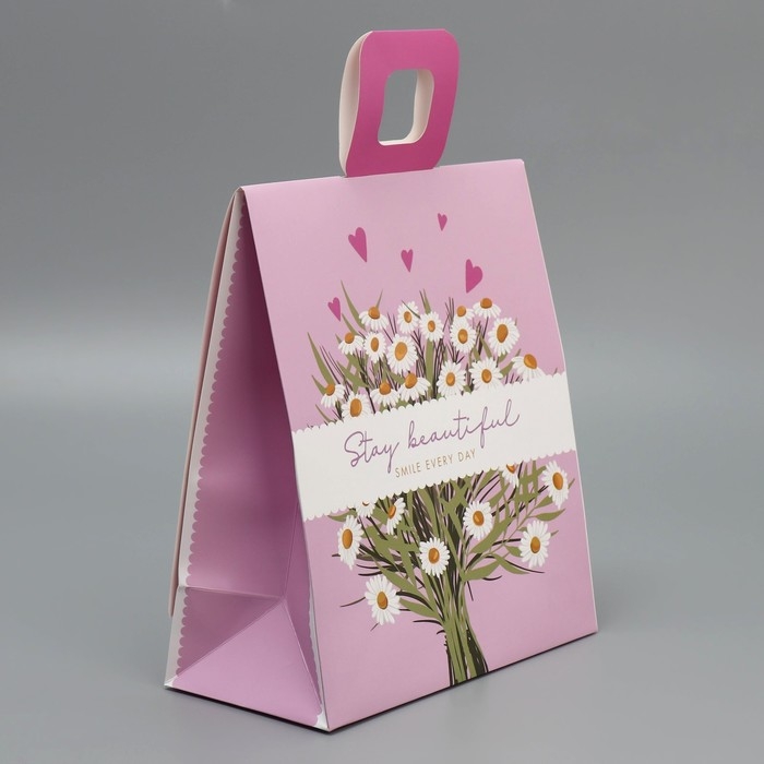Пакет подарочный с формовым клапаном, упаковка, «Вдохновляй», 23 х 27 х 11.5 см Пакет подарочный с формовым клапаном, упаковка, «Вдохновляй», 23 х 27 х 11.5 см