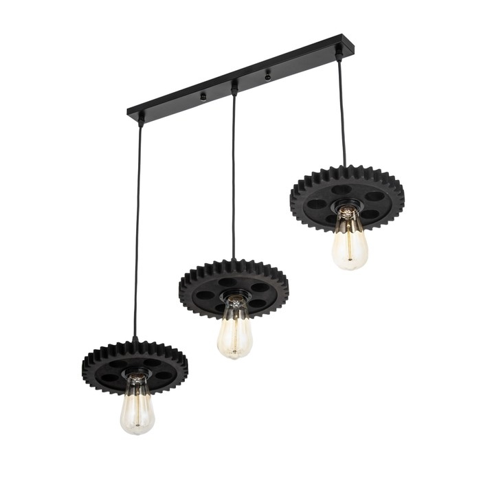 Светильник Светильник "Шестеренка" 3хЕ27 40Вт 50х20х15-135 см