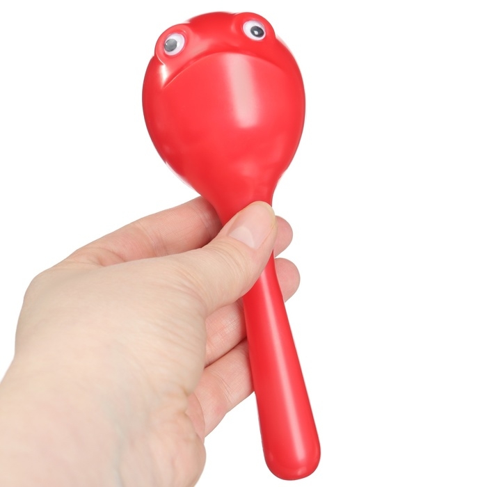 Погремушка «Лягушонок: перкуссионный маракас», шейкер, цвет МИКС, Крошка Я