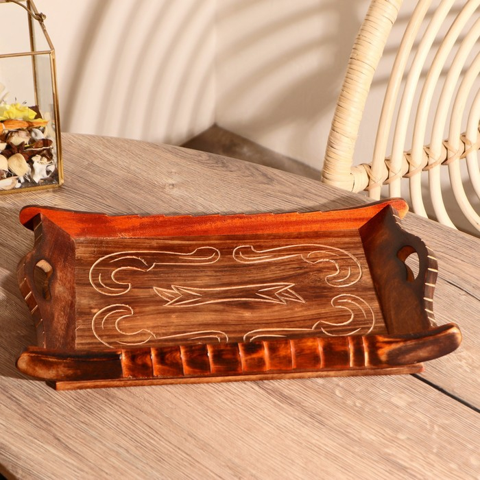 Набор подносов Набор подносов "Сказка" дерево 38х22х5,5 см