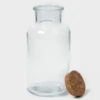 Бутылка для соусов и масла Доляна &laquo;Парфе&raquo;, 600 мл, 8&times;16.5 см, с пробковой крышкой, стекло, прозрачная