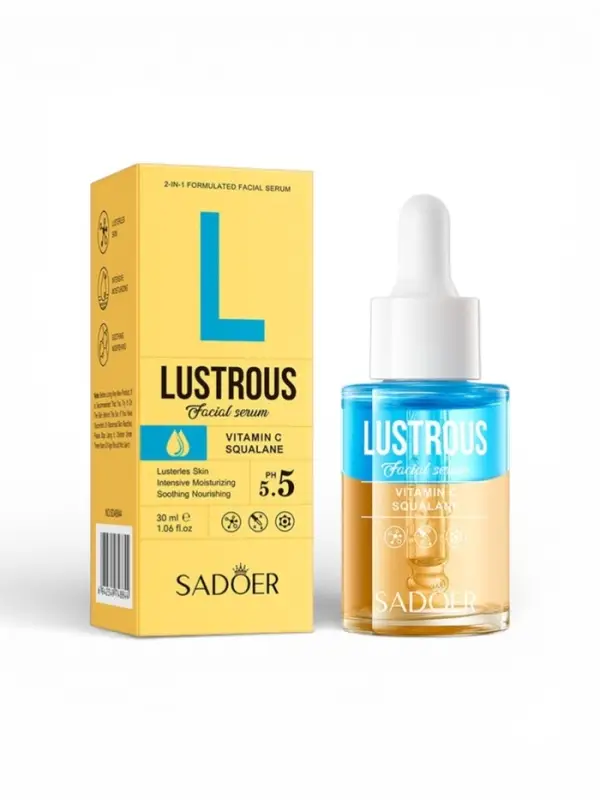 Увлажняющая сыворотка для лица Sadoer cквалан + Витамин С, 30 мл