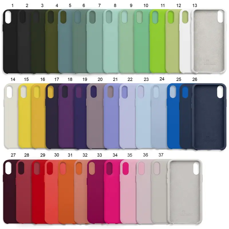 Чехол для iPhone XR Silicone case APL WS (с лого)