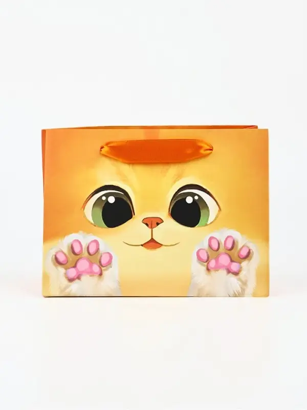 Пакет подарочный «Котик», 19.5 х 14.5 х 8.5 см Пакет подарочный «Котик», 19.5 х 14.5 х 8.5 см