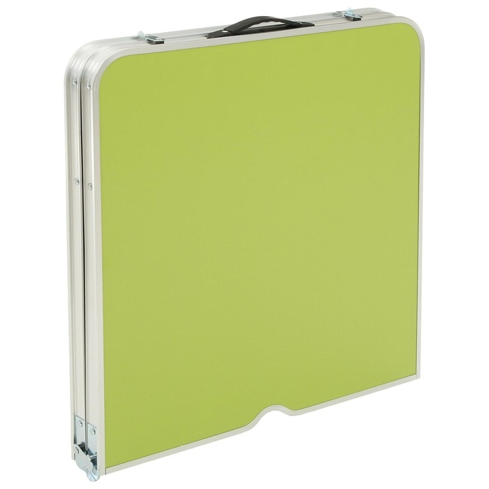 Набор туристической мебели Maclay: стол, 4 стула, цвет салатовый