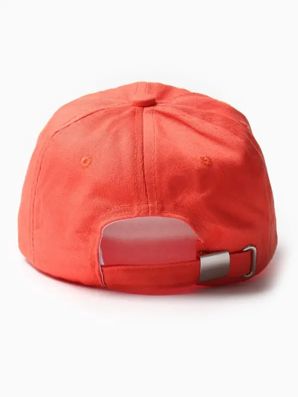 Кепка однотонная MINAKU, оранжевая, размер 58