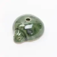 Подставка под благовония &laquo;Божья коровка&raquo;, 4&times;3.5&times;1.5 см, керамика, зелёная