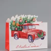 Пакет подарочный &laquo;Спешу к тебе&raquo;, 30&times;19.4&times;10 см