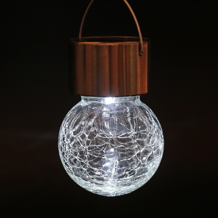 Садовый светильник на солнечной батарее «Лампочка», 7 × 9 × 7 см, 1 LED, свечение белое Садовый светильник на солнечной батарее «Лампочка», 7 × 9 × 7 см, 1 LED, свечение белое