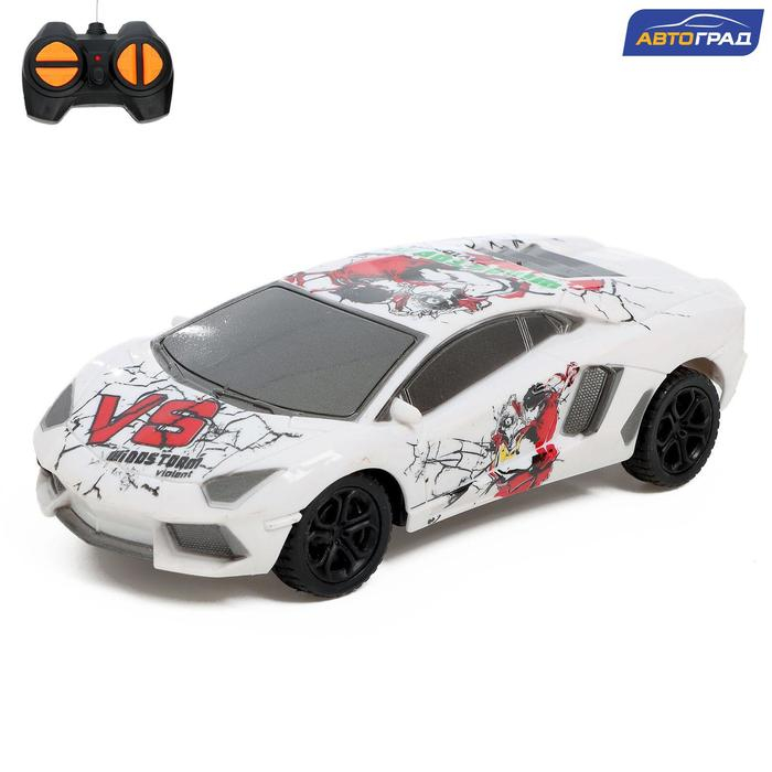 Машина радиоуправляемая «Спорткар», на батарейках, цвет белый Машина радиоуправляемая «Спорткар», на батарейках, цвет белый
