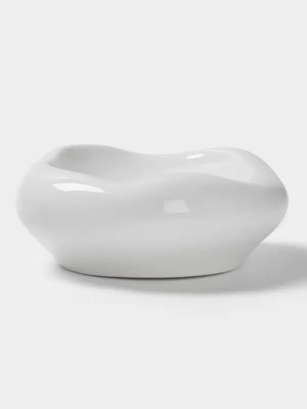 Блюдо Hanna Kn&ouml;vell, d=15 см, фарфор, белое