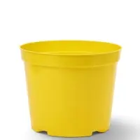 Горшок для рассады, 5 л, d=22 см, h=18 см, пластик, жёлтый, Greengo