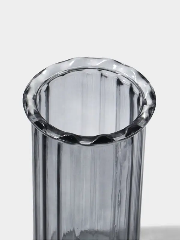 Ваза &laquo;Кейли&raquo;, 19&times;9.5 см, стекло, серая