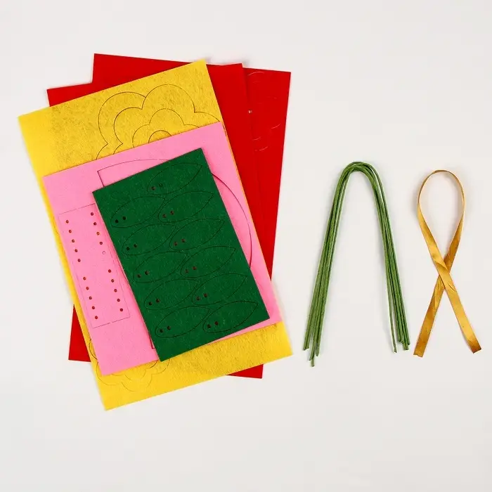 Цветы своими руками из фетра &laquo;Букет роз&raquo;, набор для творчества