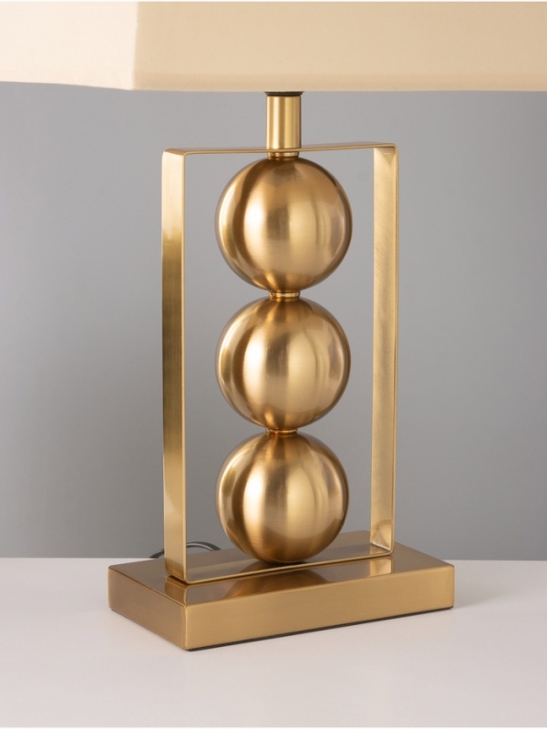 Настольная лампа Настольная лампа "Оливер" Е27 40Вт латунь 33х22х53 см