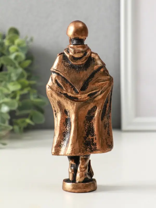 Фигурка гипс &laquo;Солдат&raquo;, 15&times;6&times;3 см, винтажная бронза