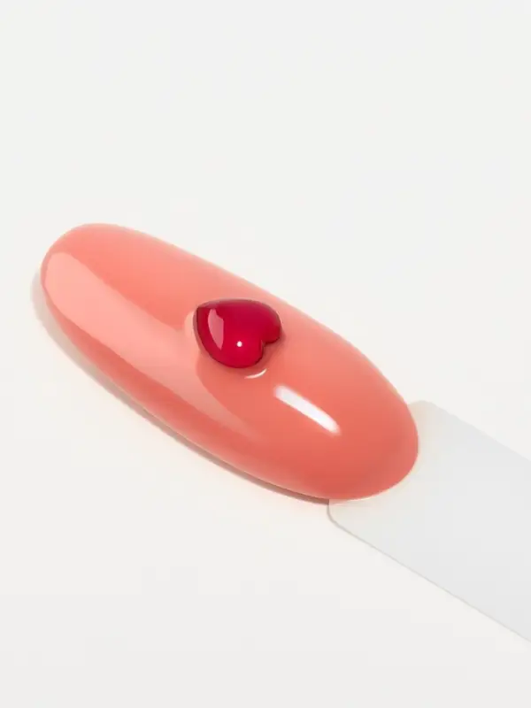 Фигурки для декора, объёмные, полупрозрачные, темно-розовые