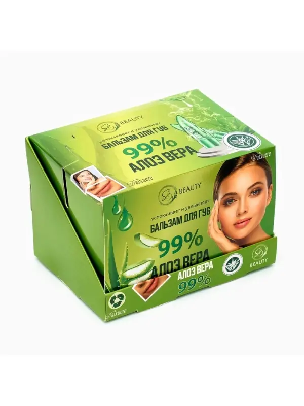 Бальзам для губ &laquo;Алоэ вера&raquo;, оттеночный