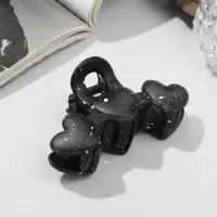 Краб для волос «Флоранс», сердца, 7 см, МИКС