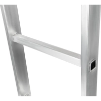 Лестница трехсекционная алюминиевая 3х6 ступеней Topfort