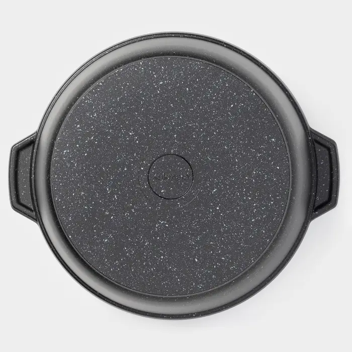 Кастрюля-жаровня KUKMARA, 5 л, d=28 см, антипригарное покрытие, литой алюминий, серая