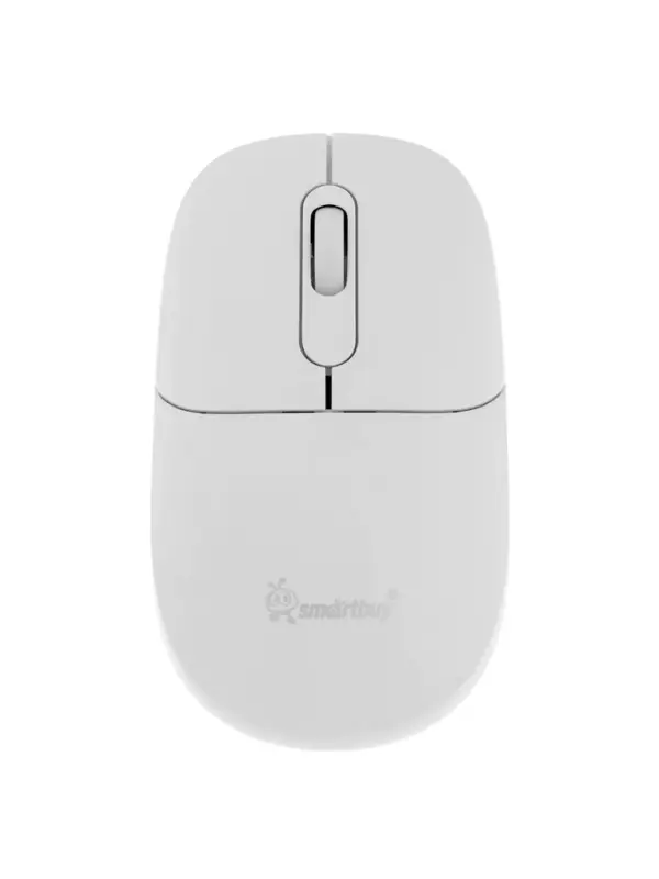 Комплект клавиатура и мышь Smartbuy 105AG, беспроводной, USB, от батареек AA/ААА, белый