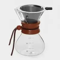 Кофеварка кемекс для кофе Magistro &laquo;Колумб&raquo;, 400 мл, 13&times;11&times;17 см, стекло, прозрачная