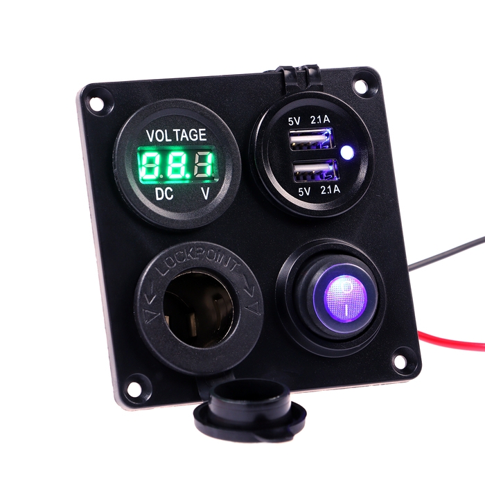 Разветвитель, вольтметр, прикуриватель, 2 USB 2,1А, 5В. Разветвитель, вольтметр, прикуриватель, 2 USB 2,1А, 5В.