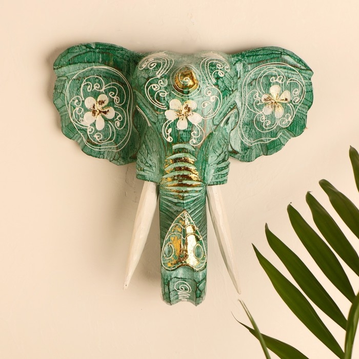 Сувенир дерево Сувенир дерево "Голова слона" 28х26х10,5 см