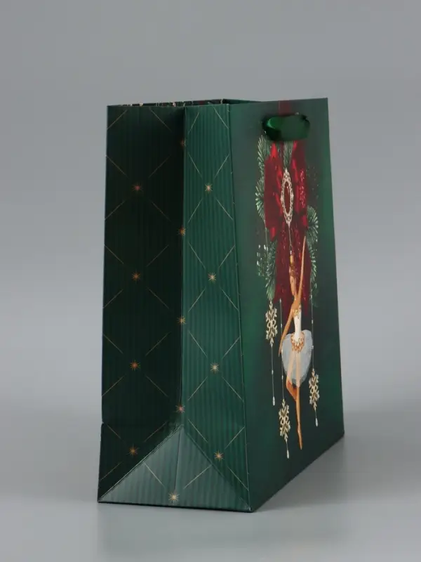 Пакет подарочный &laquo;С Новым годом&raquo;, щелкунчик, 30&times;30&times;12 см