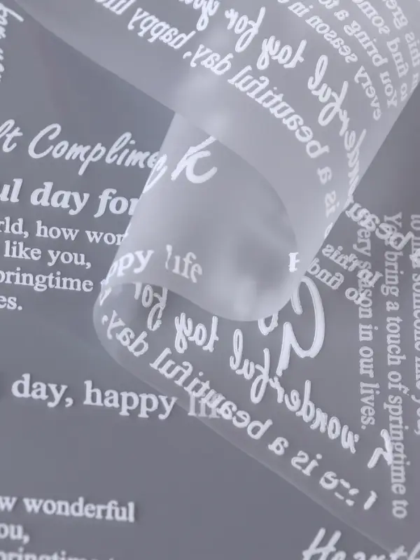 Пленка для цветов, матовая,&laquo;Комплимент&raquo; белый, 0.6&times;10 м