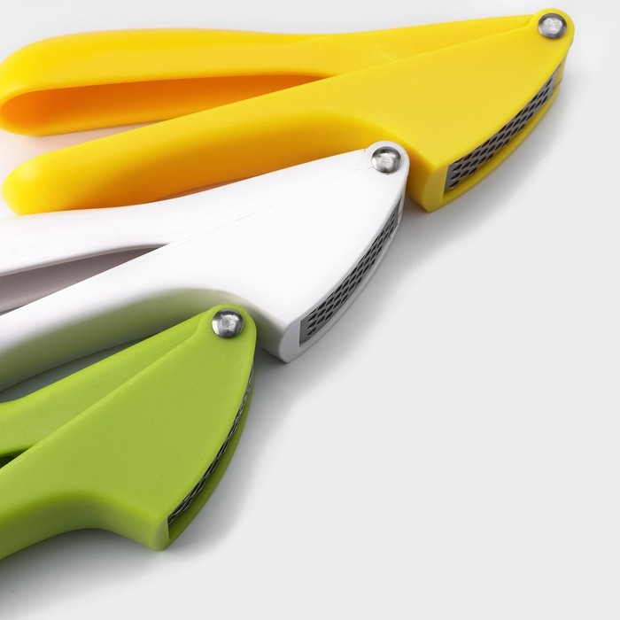 Пресс для чеснока Доляна «Уточка», 16 см, цвет МИКС Пресс для чеснока Доляна «Уточка», 16 см, цвет МИКС