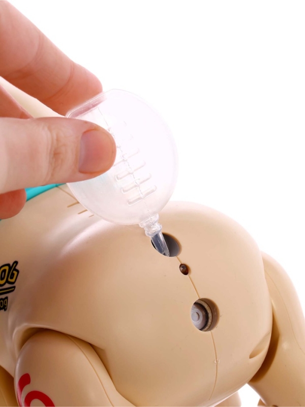 Интерактивная игрушка "Щенок Барри" звуковые и световые эффекты, ходит, выпускает пар