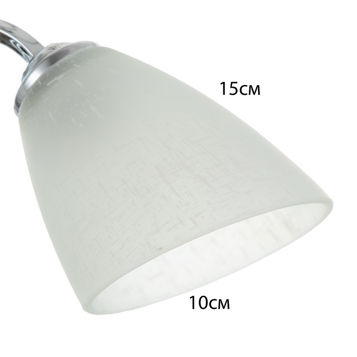 Люстра Люстра "Цинния" 5х40Вт Е27 хром 59х59х92(52)см