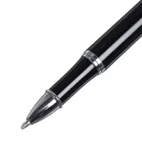 Набор подарочных ручек Calligrata &laquo;Гравюра&raquo;, 2 штуки (капиллярная и шариковая), в футляре кожзам, корпус чёрный