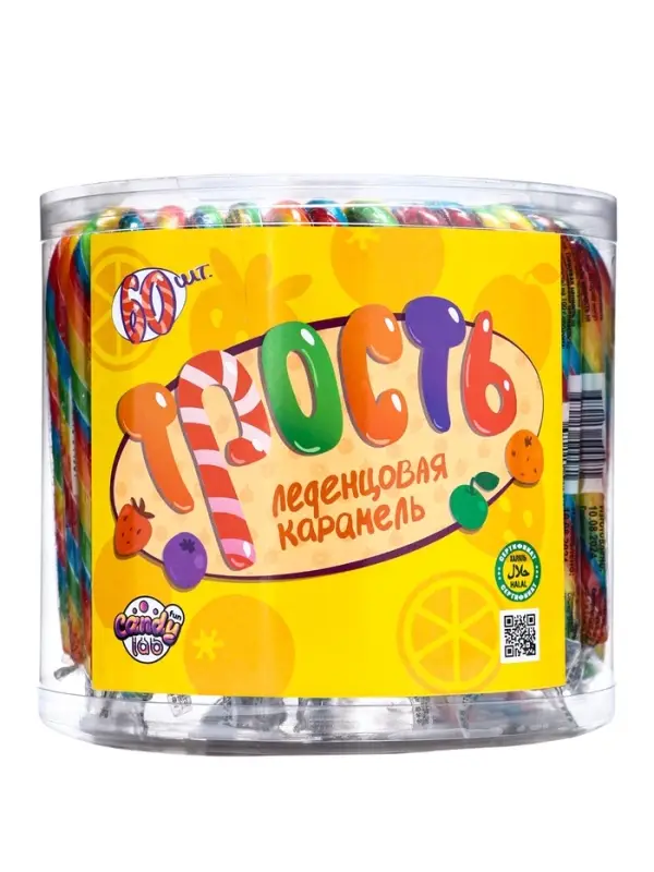 Карамель леденцовая «Трость», 11 г