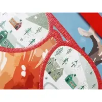 Подарочные пакеты &laquo;Новый год&raquo;, набор 3 шт., 26&times;30&times;9 см