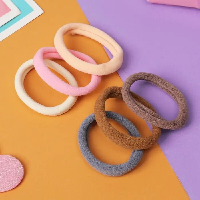 Резинка для волос "Спорт элит" (набор 6 шт) нежность, 5 см