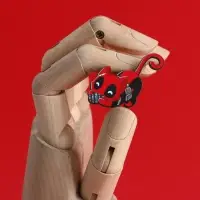 Значок деревянный «Mr. Pool», 3,4 х 3,7 см