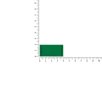 Лейбл из ПВХ Dzeta, XS, зеленый