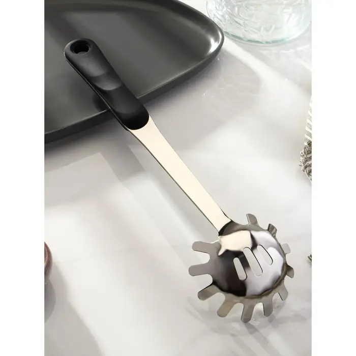 Ложка для спагетти из нержавеющей стали Доляна Home, 32×8,5 см, толщина 3 мм Ложка для спагетти из нержавеющей стали Доляна Home, 32×8,5 см, толщина 3 мм