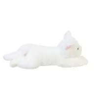 Мягкая игрушка "Ленивый котик" цвет белый, 49 см
