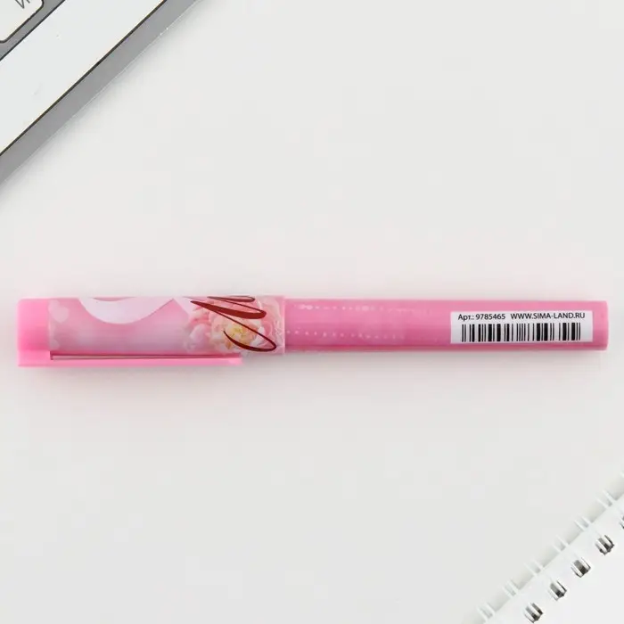 Ручка шариковая, синяя паста, 0.7 мм, с колпачком, пластик «8 Марта» Ручка шариковая, синяя паста, 0.7 мм, с колпачком, пластик «8 Марта»