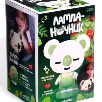 Лампа - ночник ZABIAKA &laquo;Коала&raquo;, световые эффекты, работает от сети, МИКС