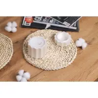 Салфетка сервировочная на стол Доляна &laquo;Косичка&raquo;, плетёная, d=25 см, бежевая